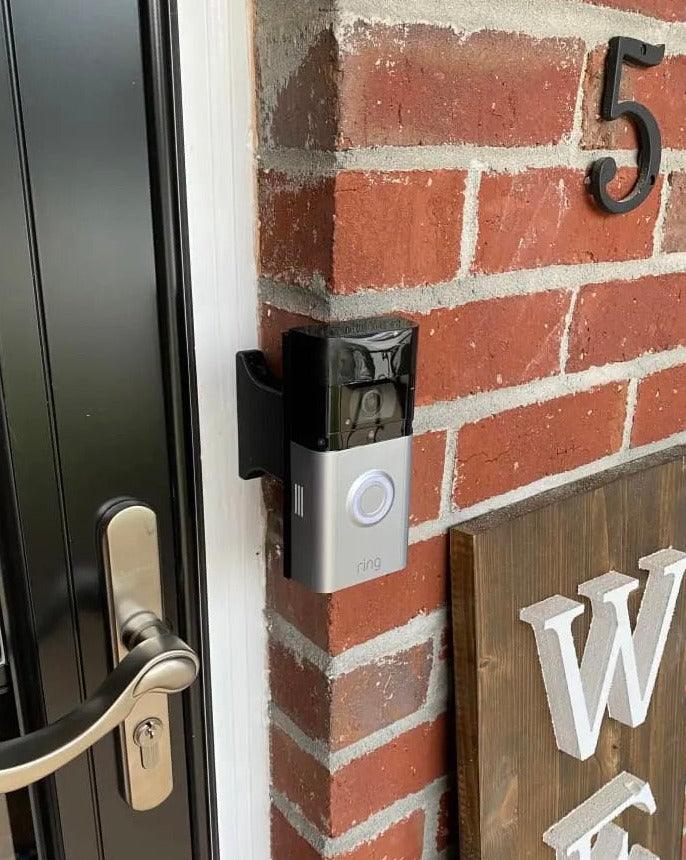 Ring Video Doorbell 3 3+ Brick Extension Mount - 9/16in Wide - 5/8" Offset - DoorbellMount.Com