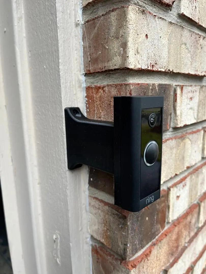 Ring Pro Doorbell Brick Extension - 9/16in Wide - Full Offset Away from Door- Choose Extension Length - DoorbellMount.Com