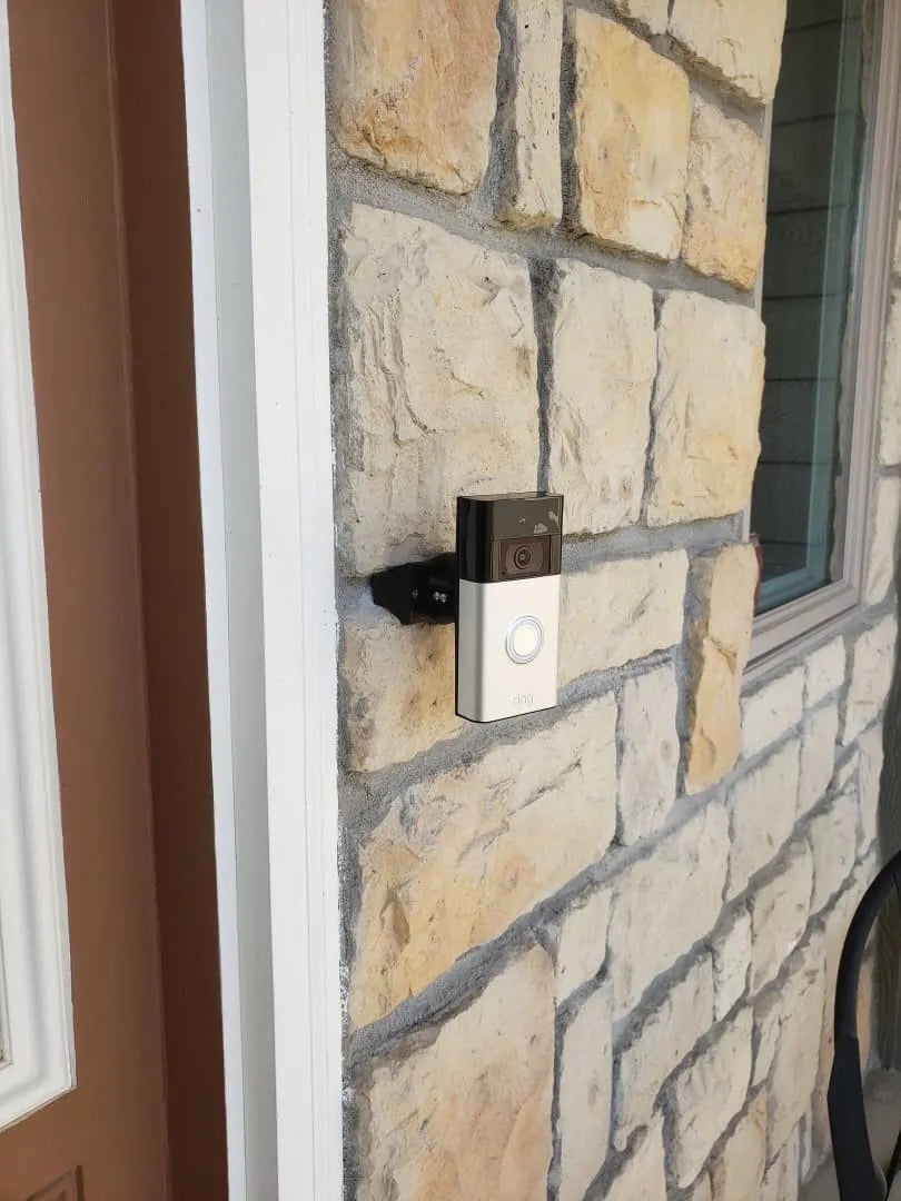 Narrow Basae with Adjustable 0-35° Swivel Video Doorbell Mount for Perfect Viewing