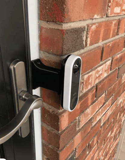 Arlo Essential Doorbell Wire-Free Brick Extension - 9/16in Wide Base - Offset Extend Over Side of Brick - DoorbellMount.Com