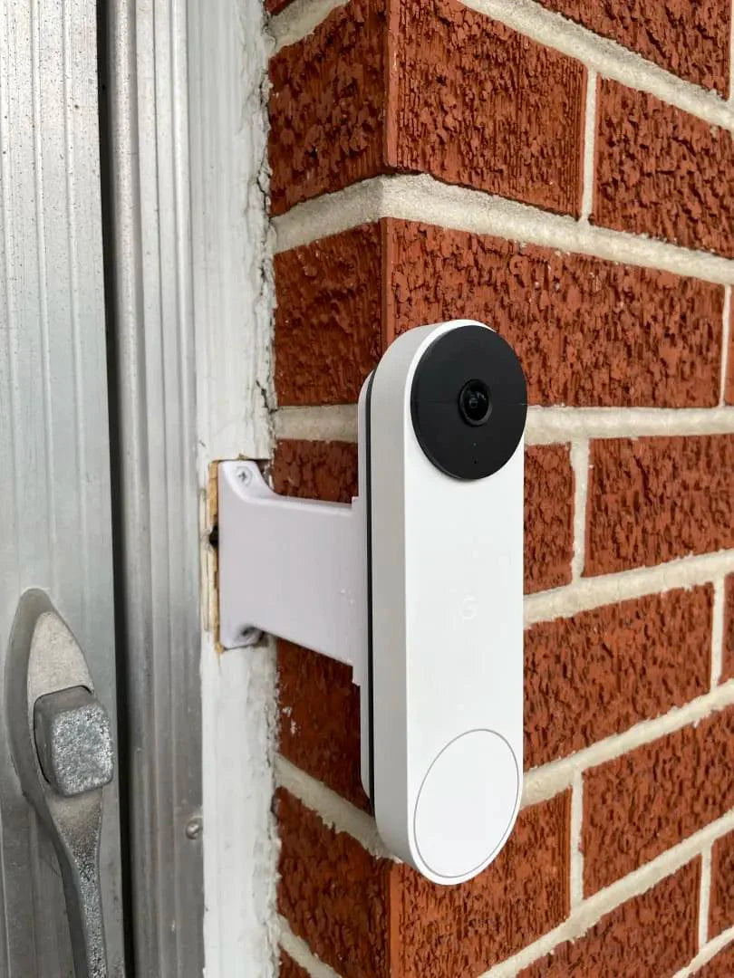 Ring Pro Doorbell Brick Extension - 9/16in Wide - Full Offset Away from Door- Choose Extension Length - DoorbellMount.Com