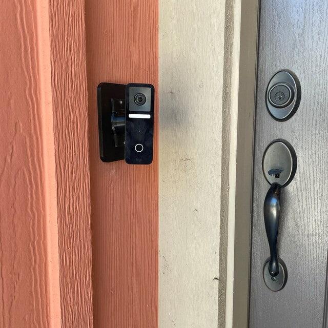 Ubiquiti Unifi G4 Doorbell (not Pro) Doorbell Brick Extension - 9/16in Wide Base - Offset Over Brick - DoorbellMount.Com